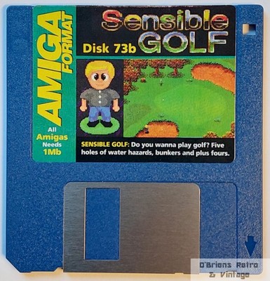 Amiga Format Cover Disk No. 73B 1995 - Sensible Golf - Commodore Amiga