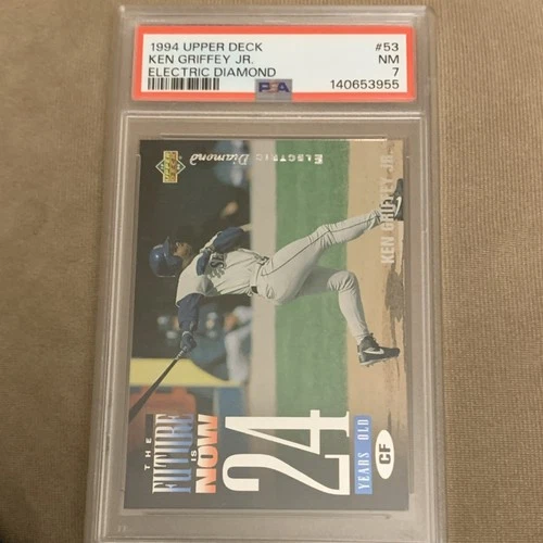 Upper Deck 1994 Electric Diamond Ken Griffey Jr #53 Base Set PSA 7 Mariners