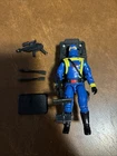 GI Joe 1992 Talking Battle Cobra Commander V5 Backpack Action Figure Complete