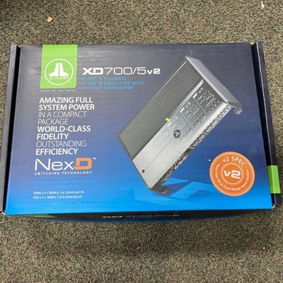 JL Audio XD700 /5v2 700W 5 Channel Class D XD Car Subwoofer 
