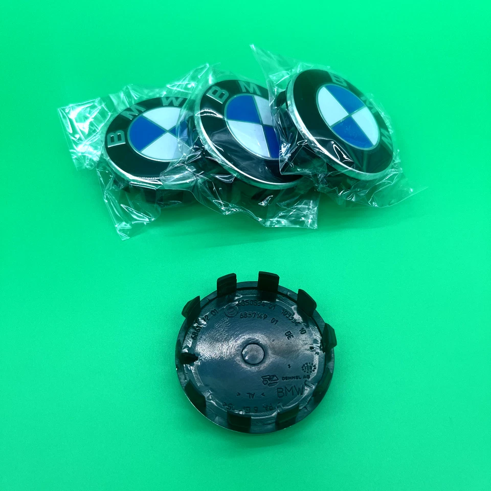 4 x 56 mm hub cover wheel hub caps hub cap blue 36136783536 for BMW - Image 2 of 2