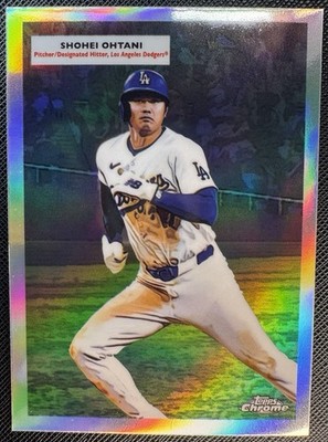 2025 Topps Chrome Platinum Anniversary Ohtani / Koufax Double Header #55DH-1 SP
