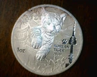 2020 Korean Tiger Coin .999 1oz. Brilliant Uncirculated Proof