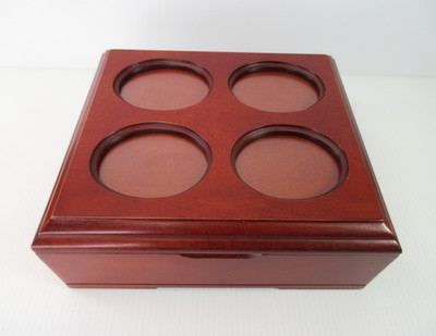 San Francisco Music Box Co. Photo Display Music Box Jewelry Box NEW Wood/Velvet