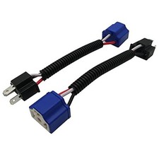 2Pcs H4 9003 HB2 Heavy Duty Ceramic Wiring Harness H4 Male to H4 Female