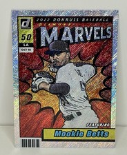 2022 DONRUSS BASEBALL MARVELS MOOKIE BETTS REFRACTOR HOLO DODGERS INSERT M-3