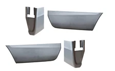 1967-1972 Chevy Gmc Pickup Rear Quarter Lower Rear Sections For  8' Bed