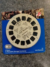 Jurassic Park Vintage View Master 3 Reels 21 3-D Pictures 1993 TYCO