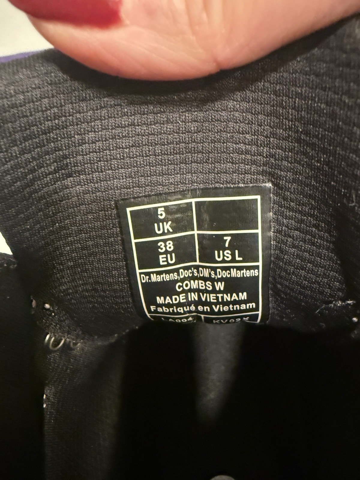 Doc Martens Air Waiz 1460 Pink Nubuck Leather Lace Up Combat Boots Women Sz 8 thumbnail 10