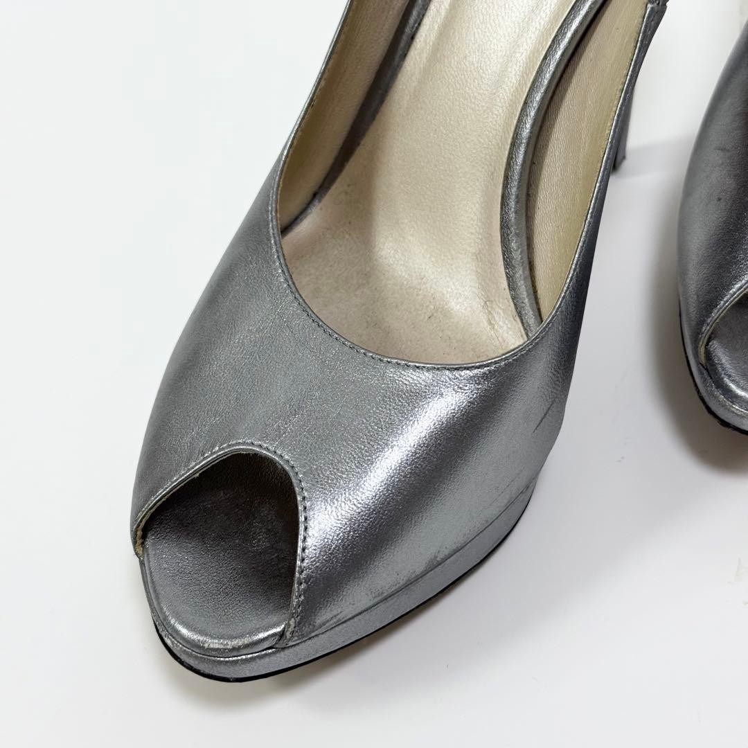 Christian Dior Pumps Heel Leather Silver EU36.5/US6.5 116614c thumbnail 5
