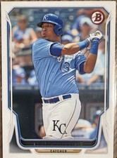 Topps 2014 Bowman Salvador Perez #28 Kansas City Royals Baseball Card