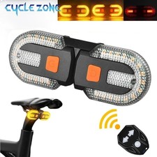 LED Rear Light - Rechargeable Bike Turn Signal Lamp for Safety