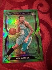 2023-24 Panini Obsidian Nick Smith Jr. Green Etch Rookie RC #08/25 #191 Jersey #