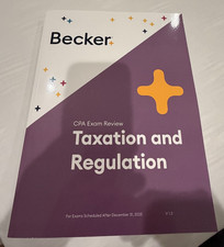 Becker CPA Exam Review Taxation and Regulation V1.3 (After Dec 31, 2025) NEW