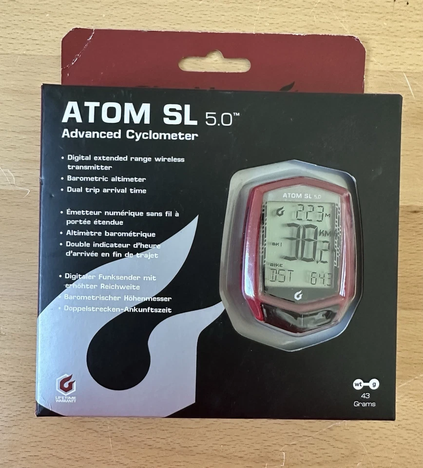 Blackburn Atom SL 5.0 Advanced Cyclometer New Open Box - Image 3 of 4