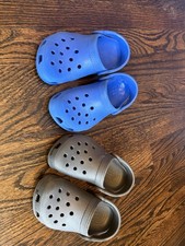 2 pairs Crocs Classic Clogs Kids Size 10C Great Condition