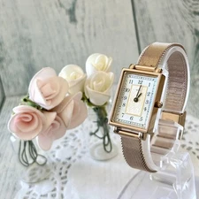 agete Used watch Square face watch Rare Operation confirmed