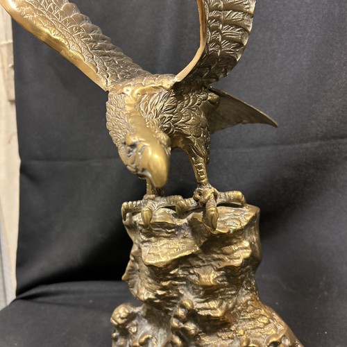 Große 23 Zoll Messing Adler Skulptur - Bild 2 von 8