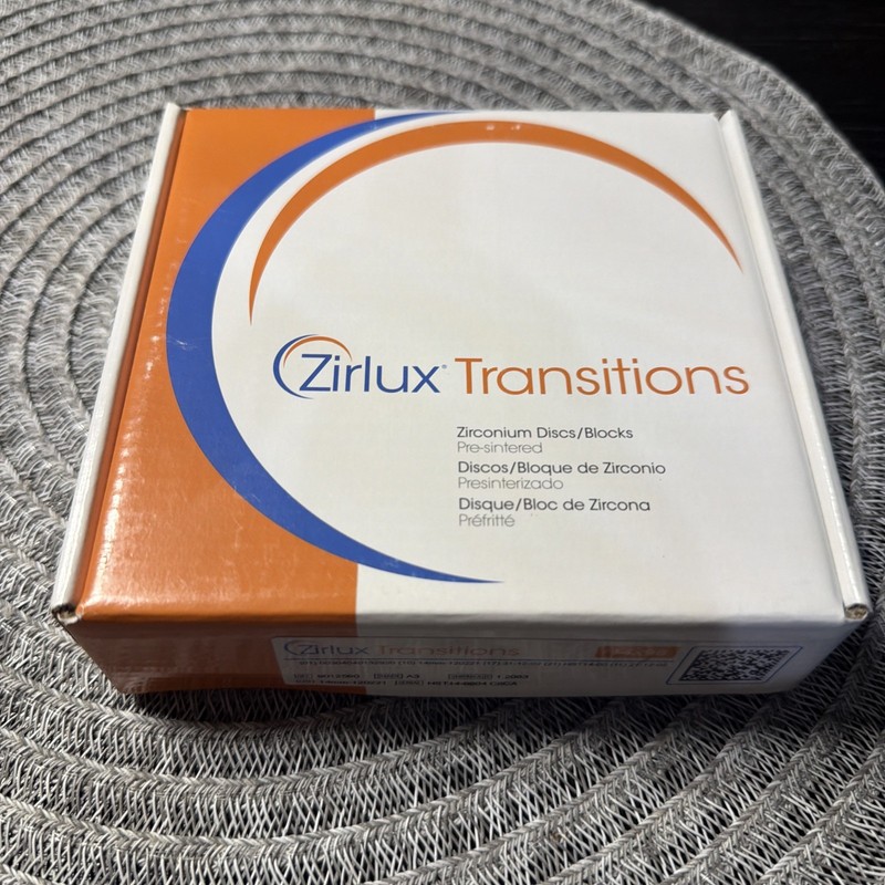 Zirlux Transitions Zirconia by Henry Schein 98-14mm Shade A3