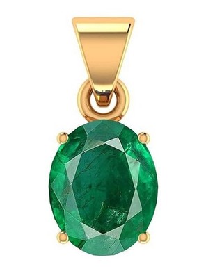 12.00 Carat Certified Natural Emerald Panna Gemstone Pendant (FWZ)
