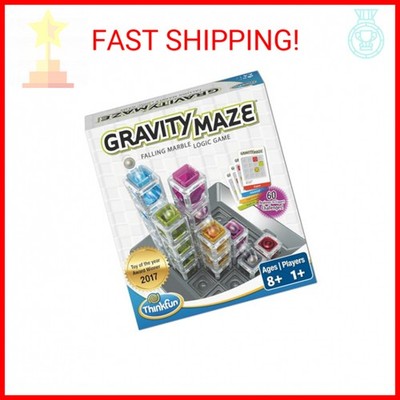 ThinkFun Gravity Maze - Falling Marble Logic Game - Challenging STEM Toy for Kid