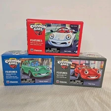 New Chevron Cars 1996 ORIGINAL Set Of 3 Sam Sedan, Wendy Wagon And Tony Turbo 