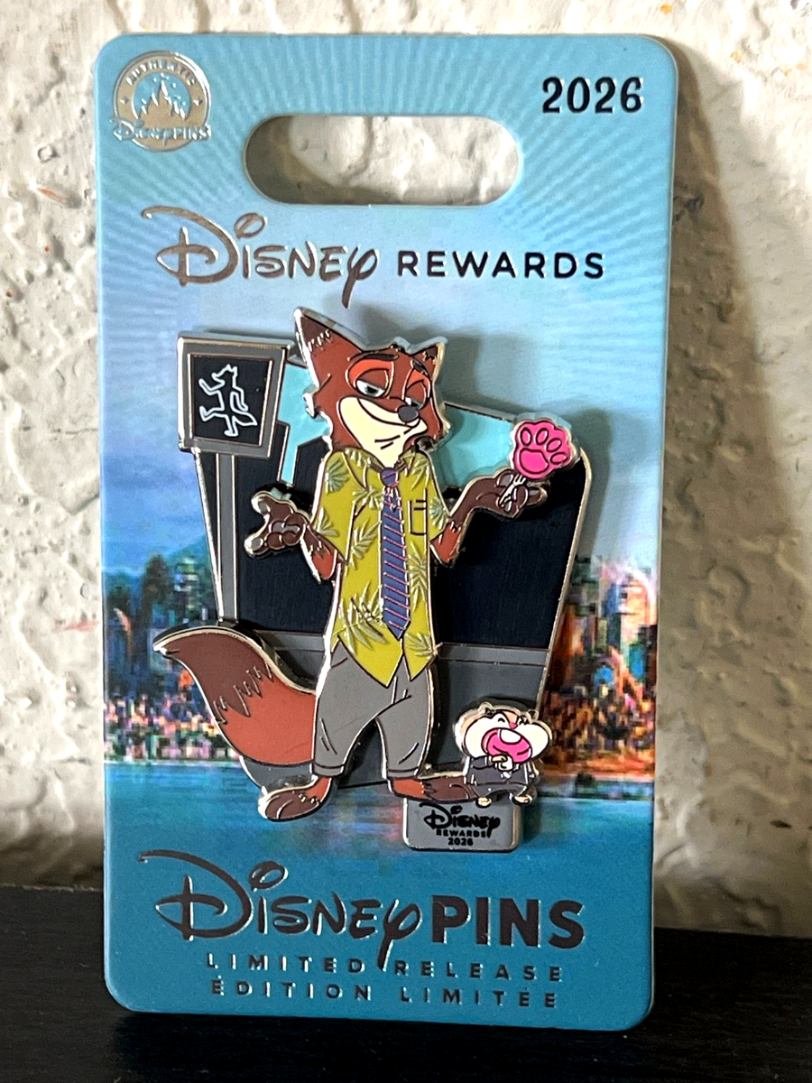 Disney Nick Wilde Pin Zootopia #2 Visa Cardmember Exclusive 2026