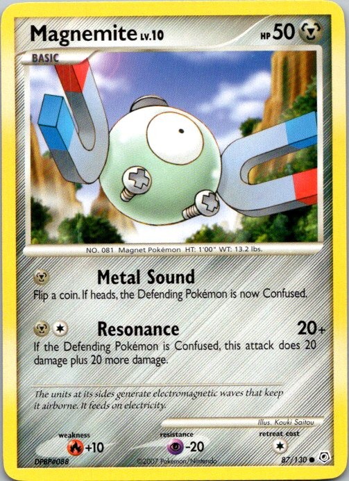 Diamond and Pearl #87/130 Magnemite