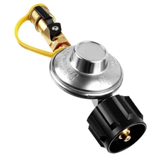 Propane Quick Connect Adapter,1/4 in Propane Gas Grill Regulator with Quick C...