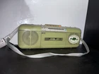 Sharp QT-50 Green Stereo Cassette AM/FM Boombox UNTESTED