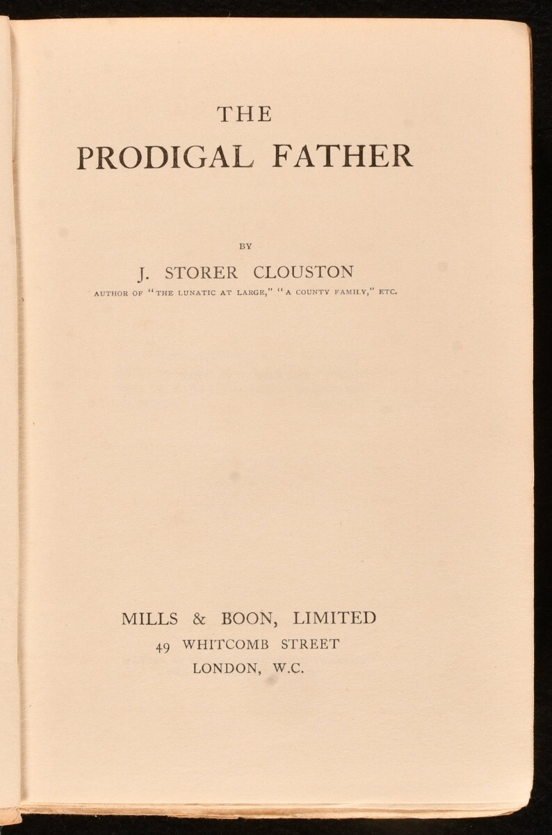 値下げFather Burke&Cardinal Antonio &Angelo 1909 The Prodigal Father by J. Storer Clouston First Edition