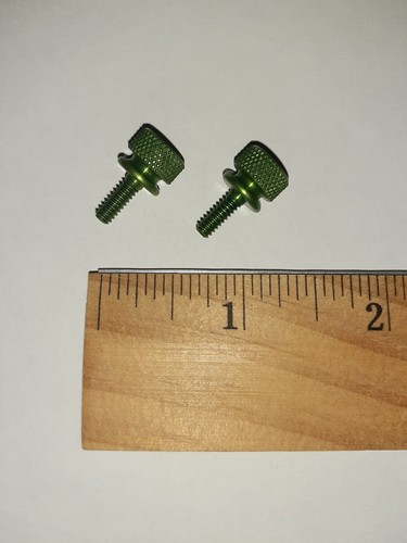 2PCs Color Aluminum Knurled Thumb Screw Bolts For PC Case Computer USA FAST SHIP - Picture 12 of 22