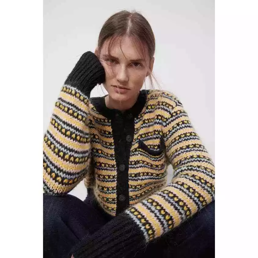 Zara fair isle sweater sale