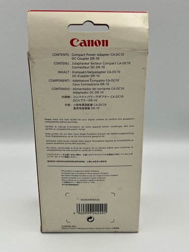 Canon ACK-CD10 AC Adapter Kit - Picture 3 of 3