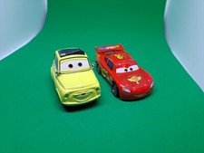 Disney Pixar Cars Lightning Mcqueen 95 Luigi Lot Of 2