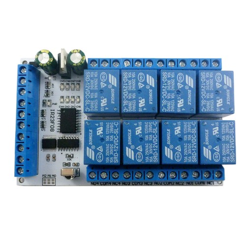 2x DC 5V 12V 8ch IR controllo infrarossi timer ritardo relè di blocco autobloccante - Foto 9 di 12