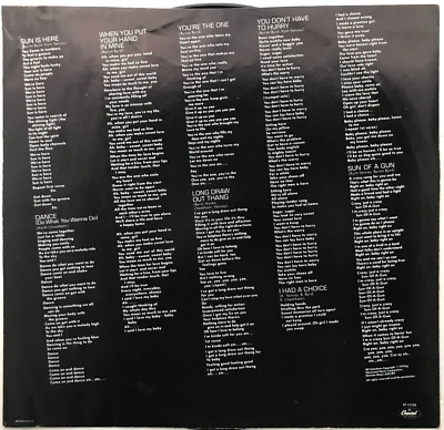 78年 名盤 SUN / SUNBURN US オリジナル盤 LP 78年 名盤 SUN / SUNBURN