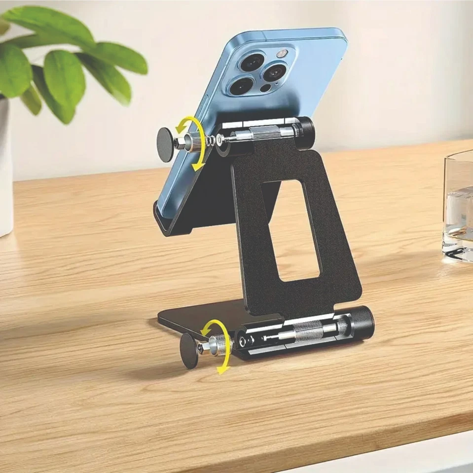 Fordable Desk Portable Aluminum Phone Stand, You can Personalize - Image 3 of 4