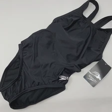 8/24 Speedo Youth ProLT Supro-Y Swimsuit One Piece Speedo Black Girls Child