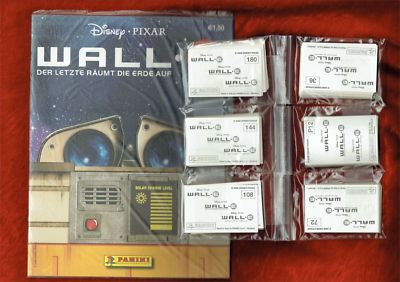 Disney: Pixar - Wall E (2008) Stickeralbum + kompletter Satz ,Panini ,RAR