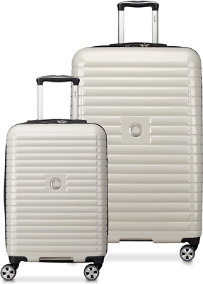 DELSEY キャリーケース ホワイト DELSEY Paris Cruise 3.0 Hardside Expandable 2-Piece Set (21/28