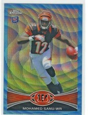 2012 Topps Chrome Football Blue Wave Refractor Checklist and Guide 21