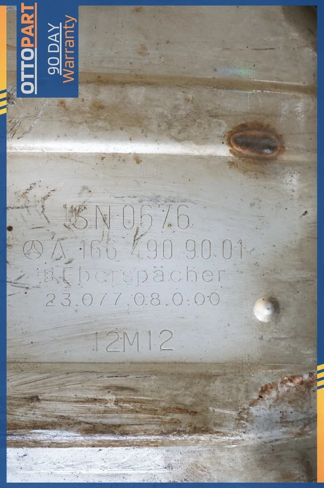 2013-2014 MERCEDES BENZ GL450 X166 4.7L GAS REAR EXHAUST PIPE MUFFLER OEM  - Image 4 of 4