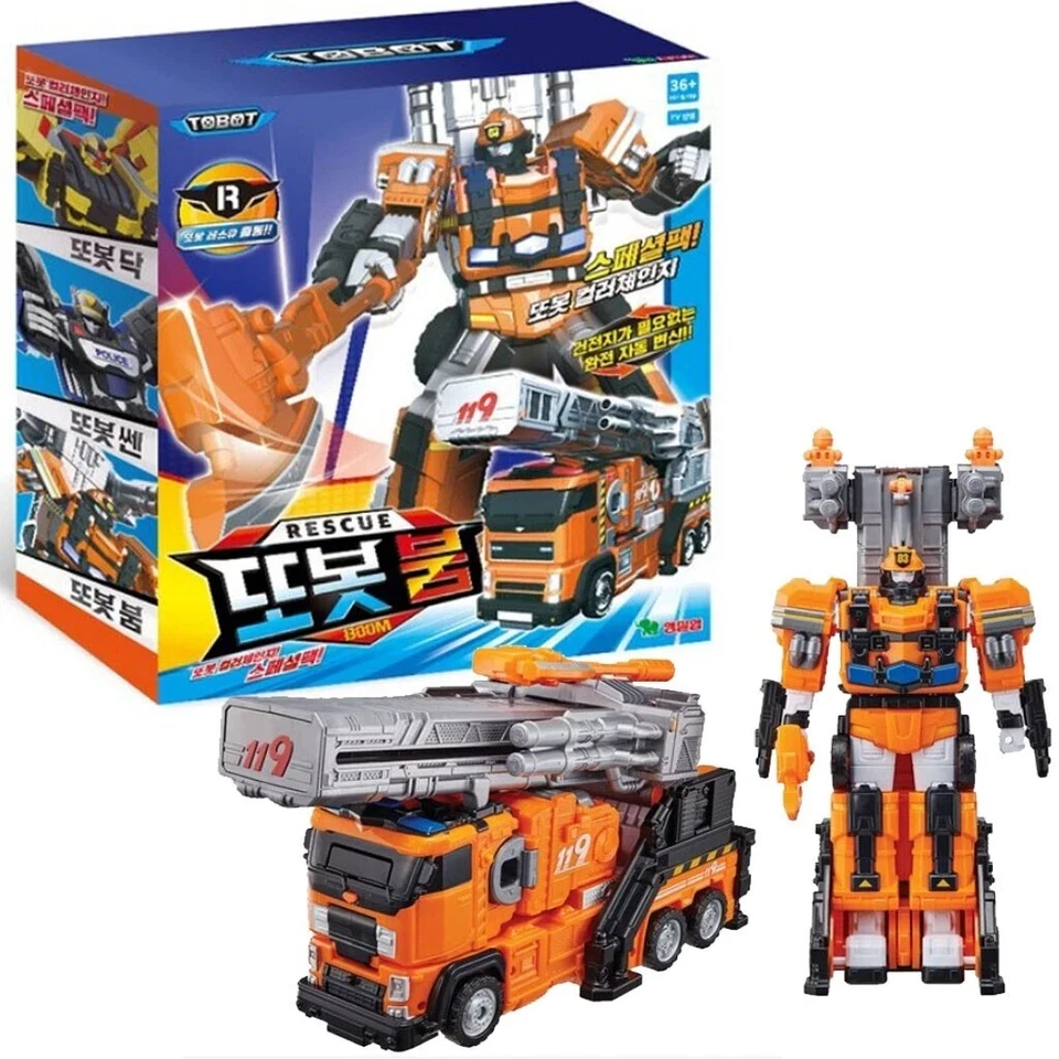 Tobot Boom Turmeric Orange Special Pack Transforming Fire Truck Robot - Image 2 of 4