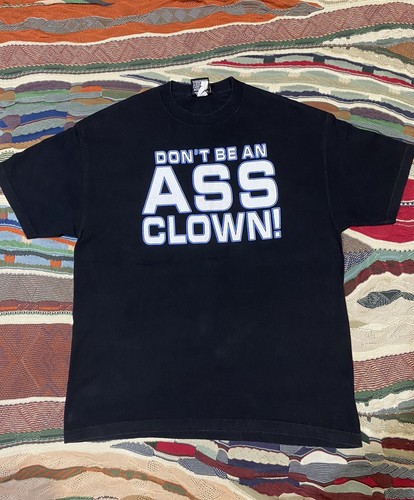 Vintage 2002 WWE Chris Jericho Don’t Be An Ass Clown 2 Wrestling T shirt Sz XL - Bild 1 von 7
