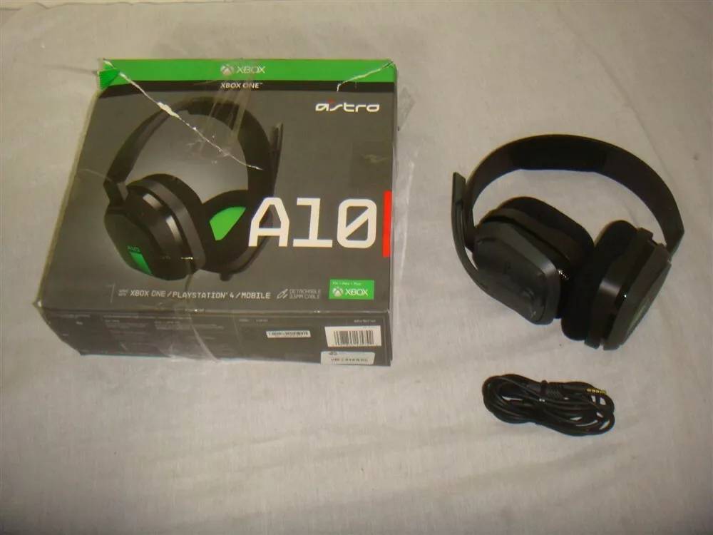 ASTRO A10 GAMING HEADSET AS IS NON WORKING MIC