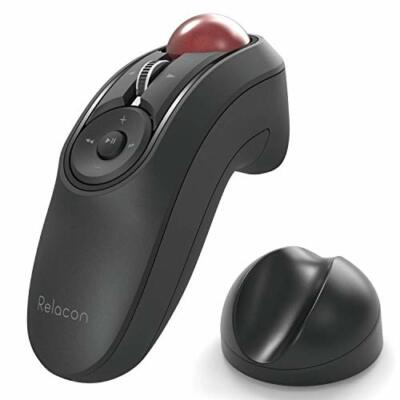 Elecom Trackball Maus handlicher Typ Relacon mit Mediensteuerungstaste NEU
