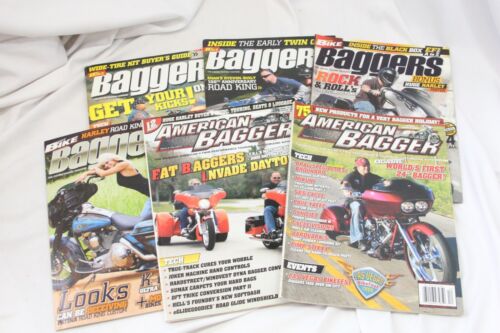 Baggers Motorcycle Magazine 2008 - 2010 Harley Cycle Touring Orange County Chopp - Foto 1 di 10