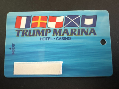 Trump Marina Hotel & Casino Player Rewards Slot Card  Atlantic City New Jersey