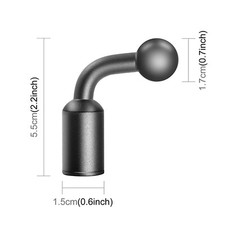 17 mm universal High Quality Aluminum Ball Head Holder Base Adapter Fittings